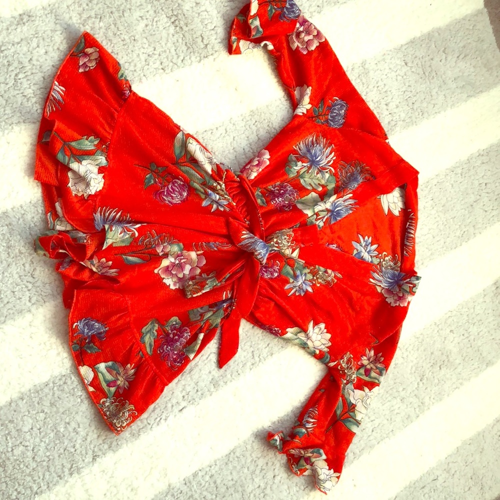 Red hot romper